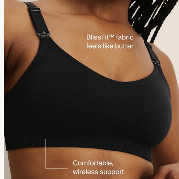 Knix BlissFit™ Nursing Bra Sz M Black - Picture 4 of 9